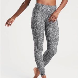 Athleta Black and White Pattern Leggings